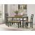 Gesthaven 6-Piece Dining Set - Natural & Green Table & Bench | Sohomod