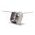 D4126N Glass Top Rectangular Dining Table