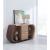 D4126 Wood/Glass Buffet w/3 Drawers