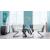 D4127N Glass Top Rectangular Dining Table
