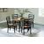 Blondon 5-Piece Round Wood Veneer Dining Table Set