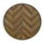 Blondon 5-Piece Round Wood Veneer Dining Table Set