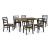 Blondon 7-Piece Rectangular Wood Dining Room Set