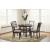 Langwest 5-Piece Round Wood Dining Room Set