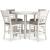 Erinberg 5-Piece Counter Height Dining Set | Antique White