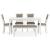 Erinberg 6-Piece Dining Set - Antique White Table & Bench | Sohomod