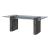 D4238 Glass Top Rectangular Dining Table