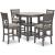 Wrenning 5-Piece Counter Height Dining Set | Gray