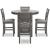 Wrenning 5-Piece Counter Height Dining Set | Gray