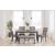 Wrenning 6-Piece Dining Set - Gray Rectangular Table & Bench | Sohomod