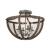 Renaissance Invention 4-Light Round Semi Flush