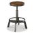 Torjin Swivel Stool - Adjustable Industrial Metal & Wood | Sohomod