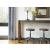 Torjin Long Wood Counter Height Console Table | Brown & Gray
