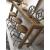 Torjin Long Wood Counter Height Console Table | Brown & Gray