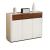 D462 3-Drawer 3-Door Shoecase with 5 Shoe Storage Levels