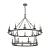 Castle 20-Light Double Tier Chandelier