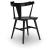 Gretlynn Spindle-Back Dining Side Chair | Classic Black Wood