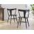 Gretlynn Spindle-Back Dining Side Chair | Classic Black Wood