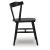 Gretlynn Spindle-Back Dining Side Chair | Classic Black Wood