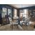 SM Roxbury Manor Wood/Metal Extendable Dining Room Set