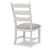 Valebeck Cottage-Chic Ladderback Dining Chair | Vintage White