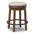 Valebeck Swivel Counter Stool - Upholstered Wood & Metal | Sohomod