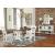 Valebeck Rectangular Wood Dining Table - Rustic White & Brown