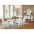 Valebeck Rectangular Wood Dining Table - Rustic White & Brown