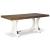Valebeck Rectangular Wood Dining Table - Rustic White & Brown