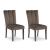 Jeshina Dining Set - Dark Brown & Beige Upholstered | Ashley