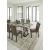 Jeshina Upholstered Dining Side Chair | Mocha Wood Finish