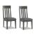 Hallanden Upholstered Dining Side Chair | Two-Tone Gray