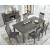 Hallanden Upholstered Dining Side Chair | Two-Tone Gray
