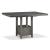 Hallanden Rectangular Wood Extendable Counter Height Dining Table