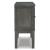 Hallanden Wood Dining Room Server - Gray Finish with Wine Rack