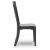 Brenkerton Modern Wood Dining Side Chair | Black Finish