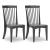 Brenkerton Modern Wood Dining Side Chair | Black Finish