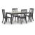 Brenkerton Wood Dining Table | Grayish Brown & Black | 72