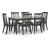 Brenkerton Wood Dining Table | Grayish Brown & Black | 72