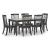 Brenkerton Modern Wood Dining Side Chair | Black Finish
