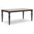 Brenkerton Wood Dining Table | Grayish Brown & Black | 72