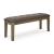 Urbinforte Large Upholstered Dining Bench | Light Brown
