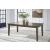 Urbinforte Light Brown Wood Butterfly Extendable Dining Table