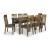 Urbinforte Butterfly Extendable Dining Set - Light Brown | Ashley