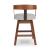 Ralene Swivel Barstool - Upholstered Bar Height Wood | Sohomod