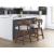 Ralene Swivel Barstool - Upholstered Bar Height Wood | Sohomod