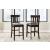 Haddigan Wood/Vinyl Upholstered Barstool