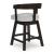 Haddigan Wood Swivel Barstool - Upholstered Bar Height | Sohomod