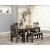 SM Haddigan Wood Rectangular Extendable Dining Table
