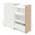 Boxi Office Lockable Storage Tower w/2 Shelves, 1 Metal Shelf & File Drawer, Right Hand
